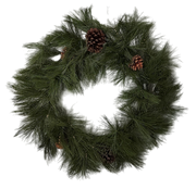 Edburg Pine Wreath With 60 Tips