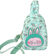 Children's Labubu Crossbody Bag - Green