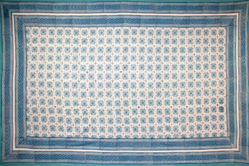 Tapestry Full Size Tile Print Blue by Homeportonline