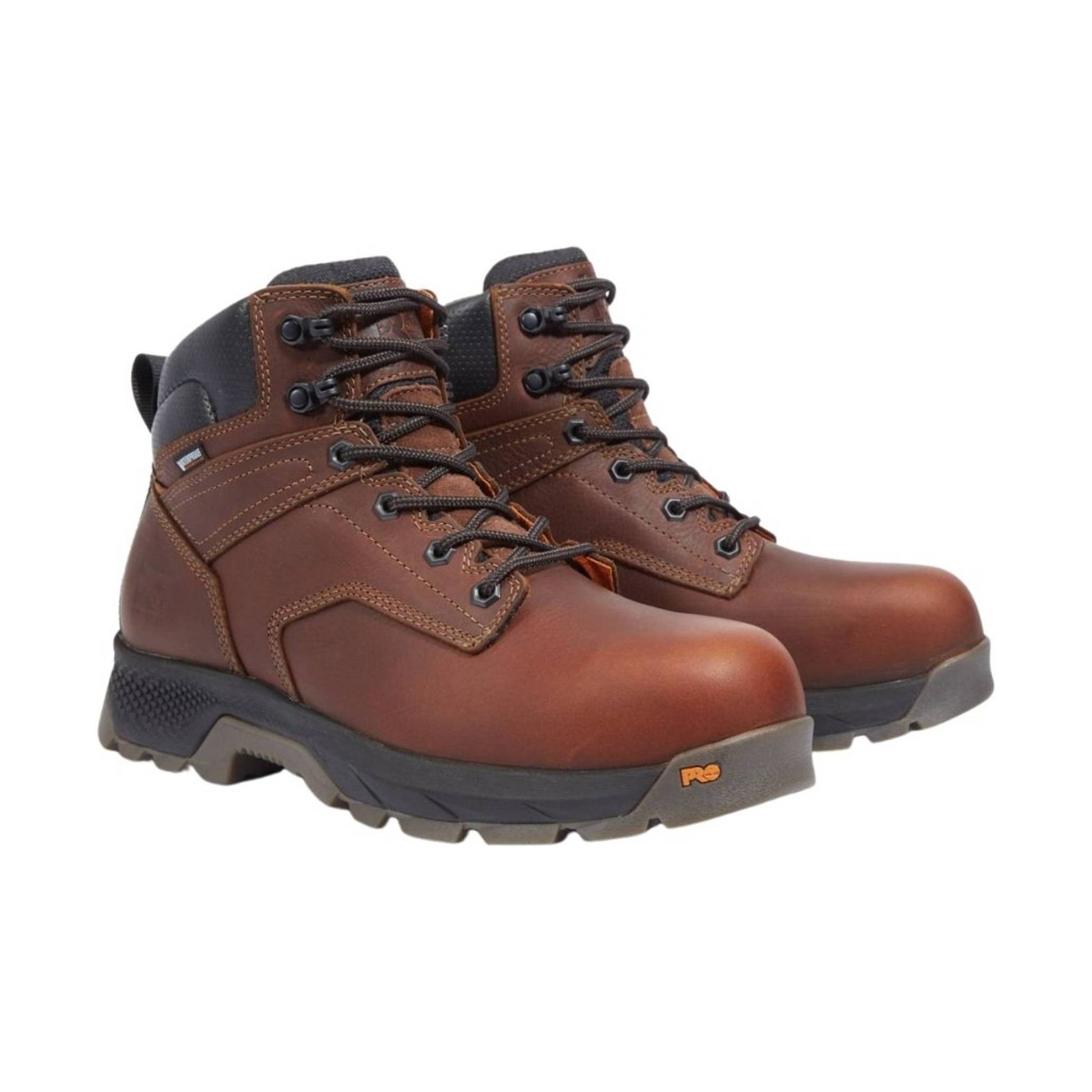 Timberland Pro Men's 6 Inch Titan EV Composite Toe Waterproof Work Boots - Brown by Lenny's Shoe & Apparel