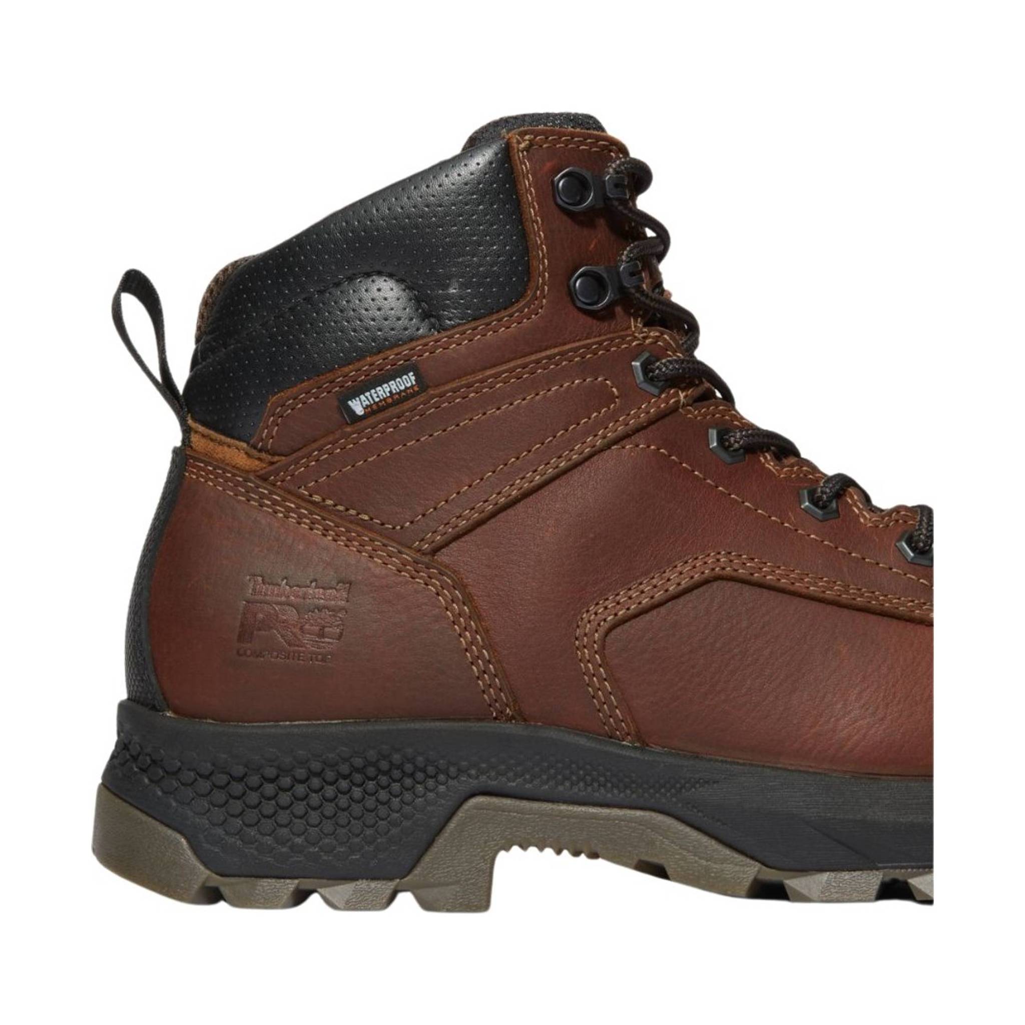 Timberland Pro Men's 6 Inch Titan EV Composite Toe Waterproof Work Boots - Brown by Lenny's Shoe & Apparel