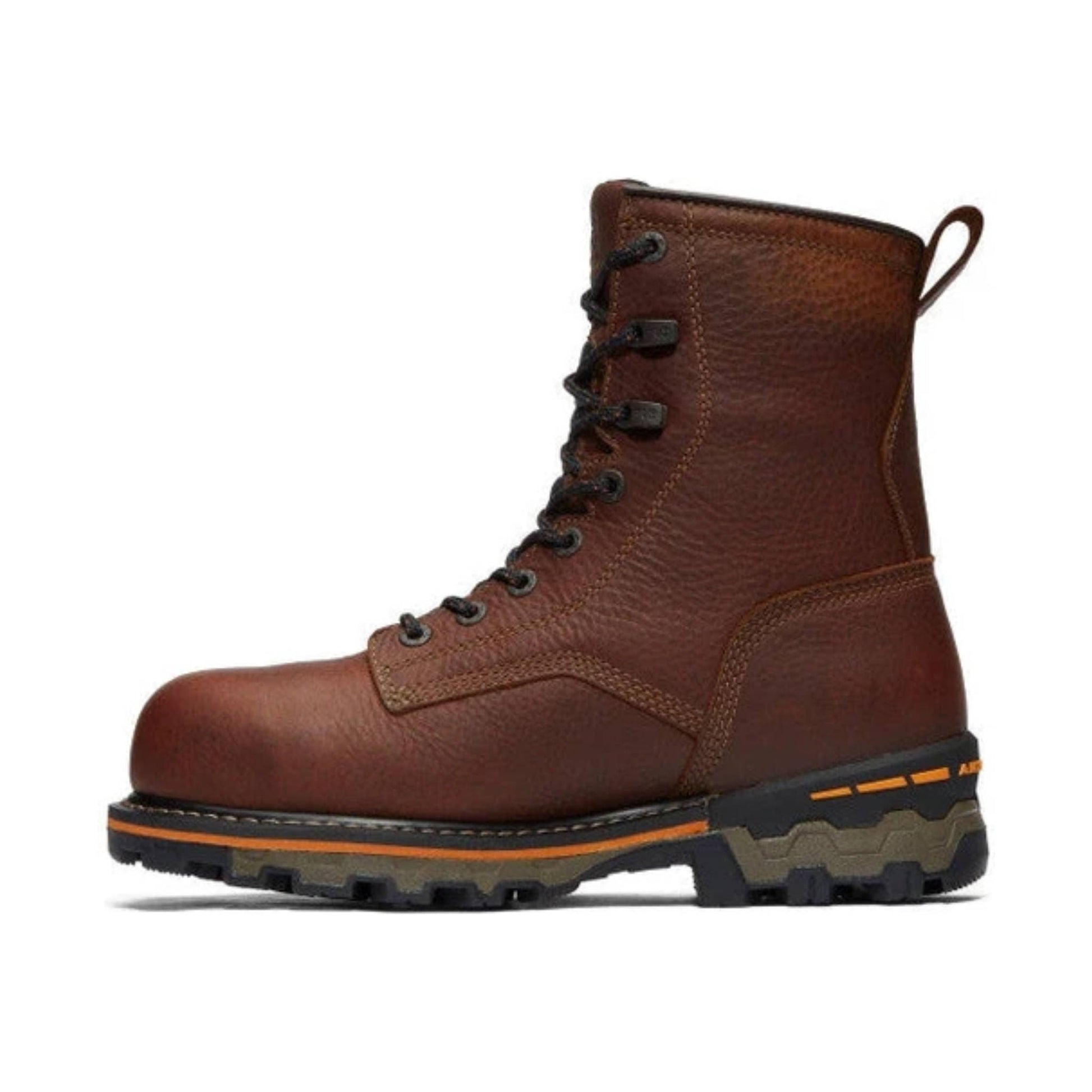 Timberland Pro Men's 8 Inch Boondock Comp Safety Toe Waterproof Work Boots - Brown by Lenny's Shoe & Apparel