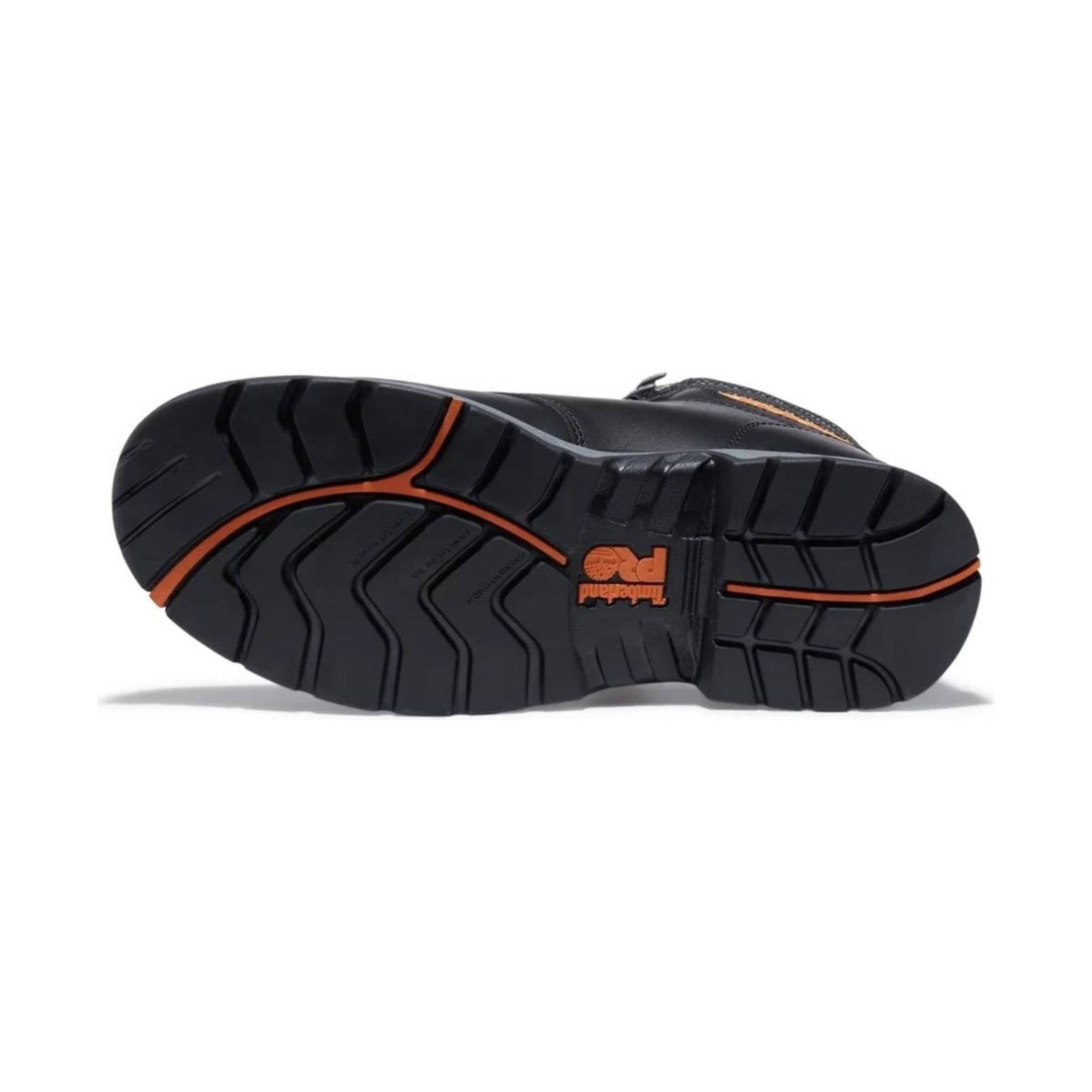 Timberland Pro Men's Band Saw 6 Inch Steel Toe Work Boot - Black Full-Grain Leather by Lenny's Shoe & Apparel