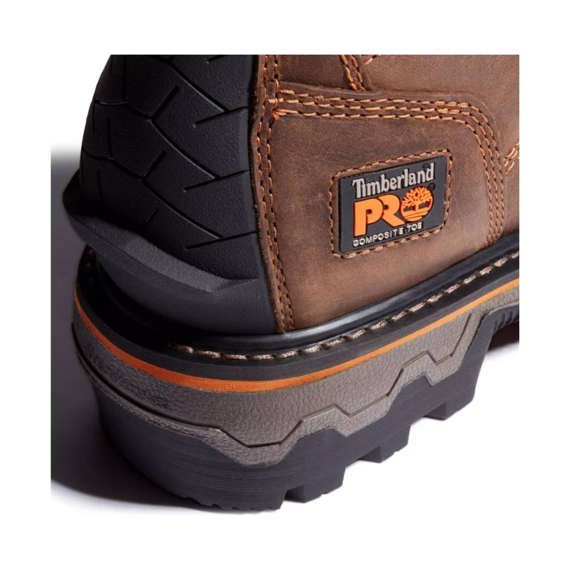 Timberland Pro Men's Boondock HD Logger Composite Toe Work Boot - Mocha Full-Grain by Lenny's Shoe & Apparel