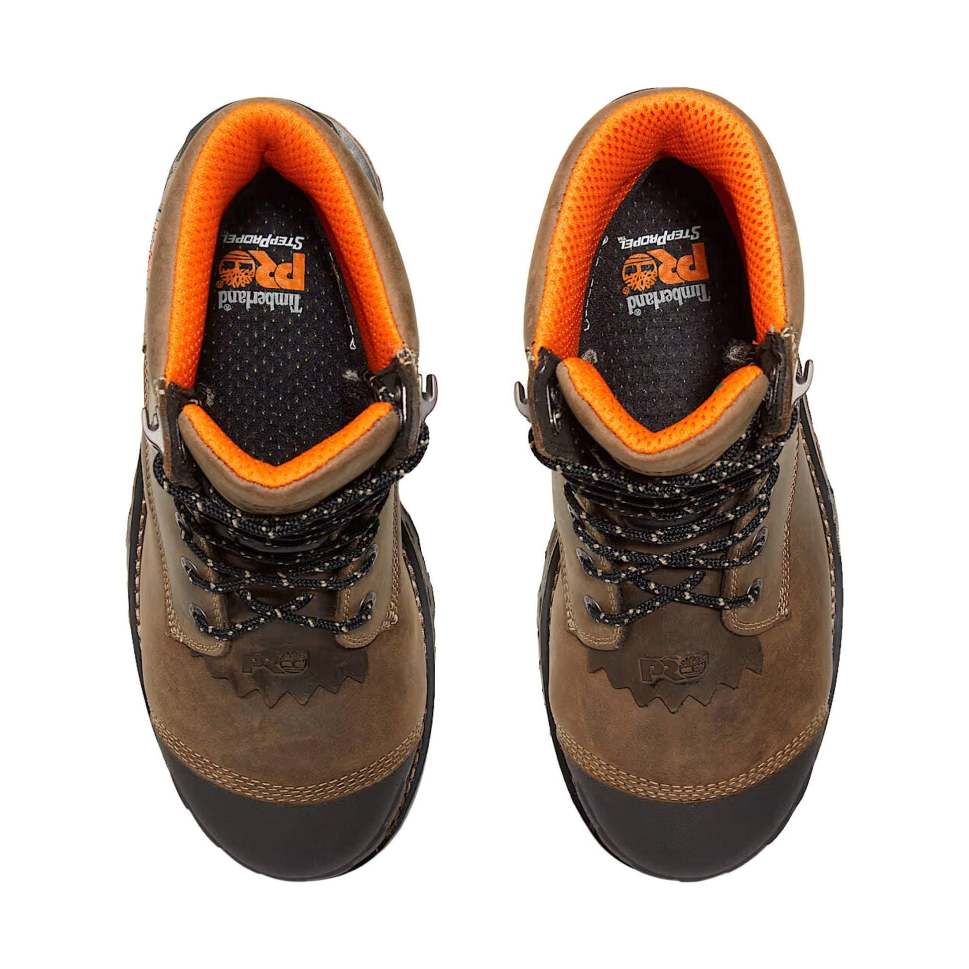 Timberland Pro Men's Boondock HD Logger Waterproof Composite Toe Work Boots - Turkish Coffee Brown by Lenny's Shoe & Apparel