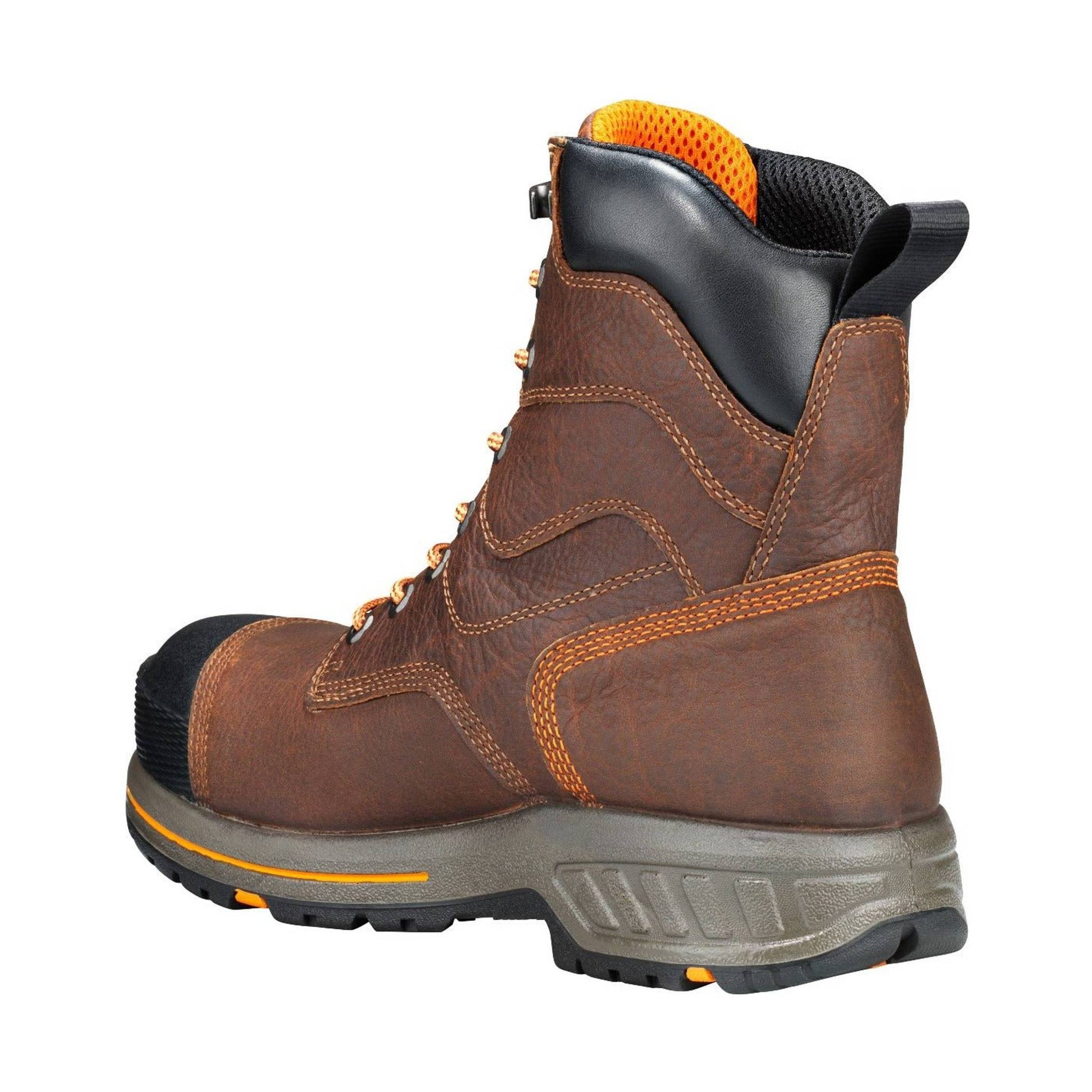 Timberland Pro Men's Helix HD 8 Inch Waterproof Composite Toe Work Boot - Brown by Lenny's Shoe & Apparel