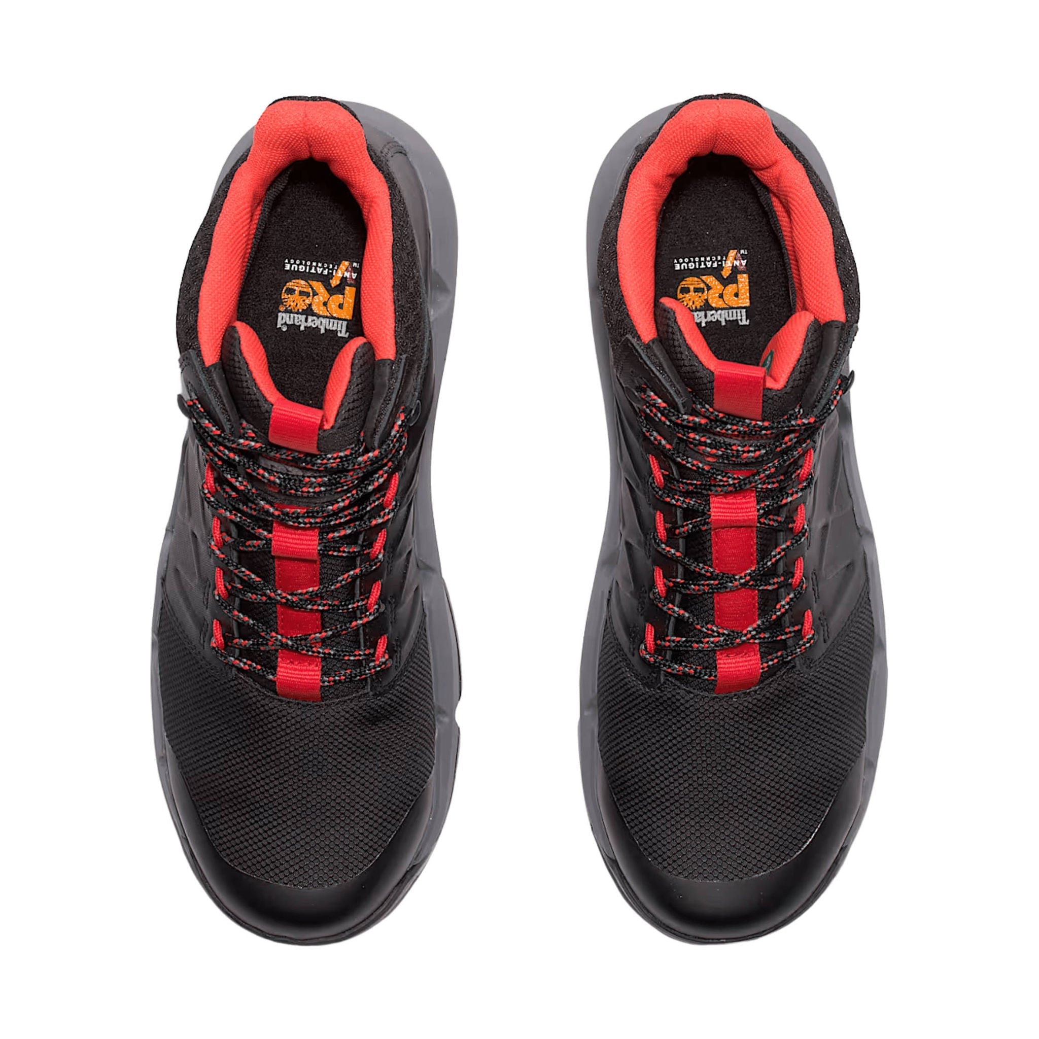 Timberland Pro Men's Morphix 6 Inch Waterproof Composite Toe Work Boots - Black/Red by Lenny's Shoe & Apparel