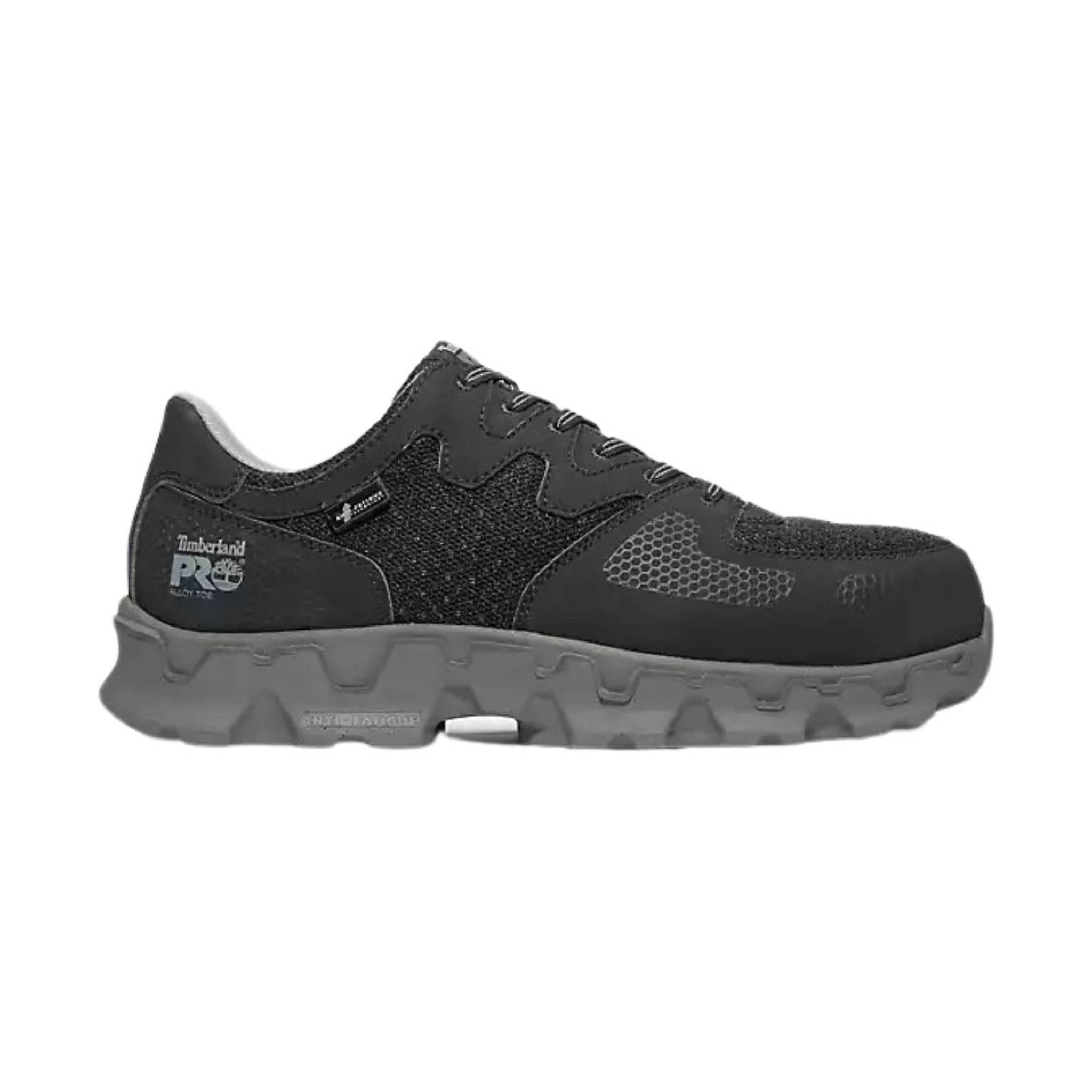 Timberland PRO Men's Powertrain Alloy Toe ESD Work Shoes - Black/Grey by Lenny's Shoe & Apparel