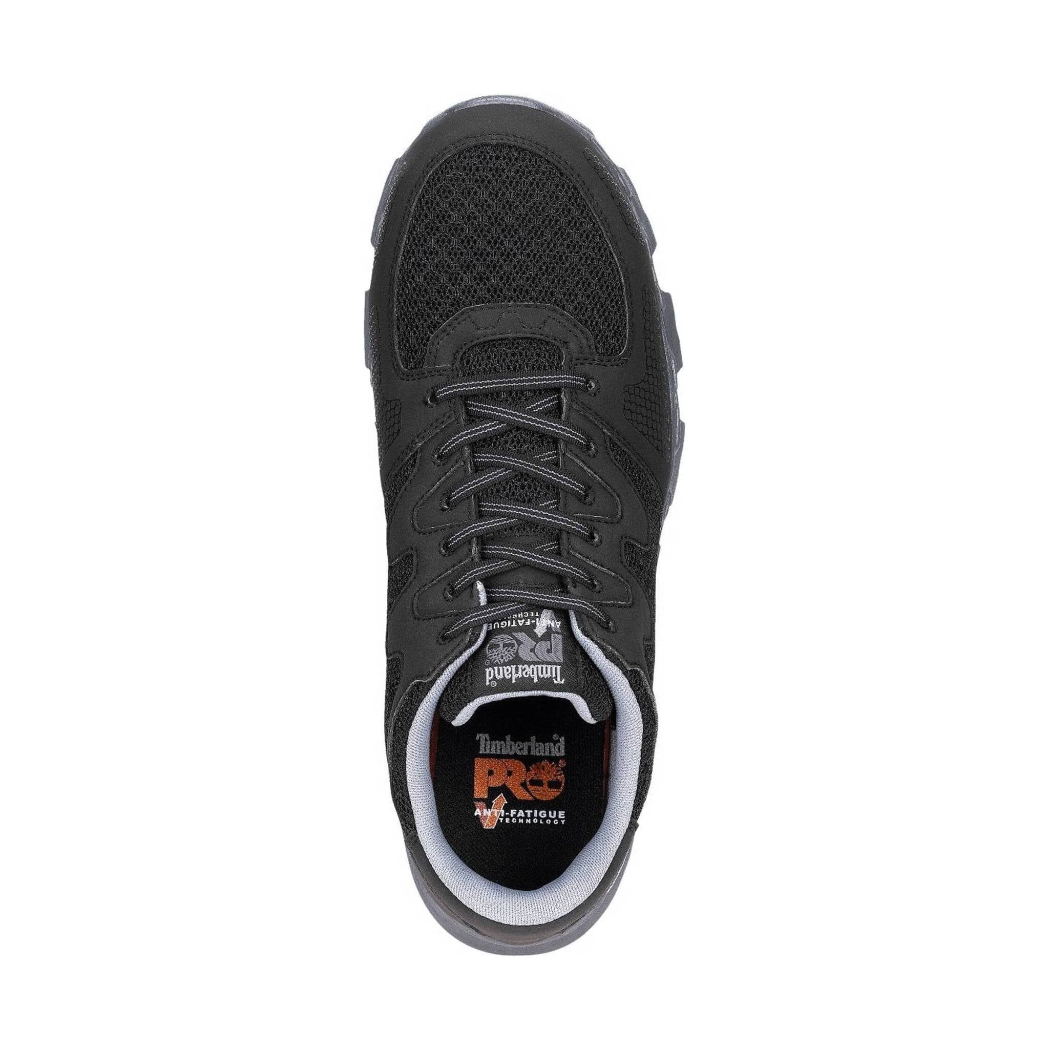 Timberland PRO Men's Powertrain Alloy Toe ESD Work Shoes - Black/Grey by Lenny's Shoe & Apparel