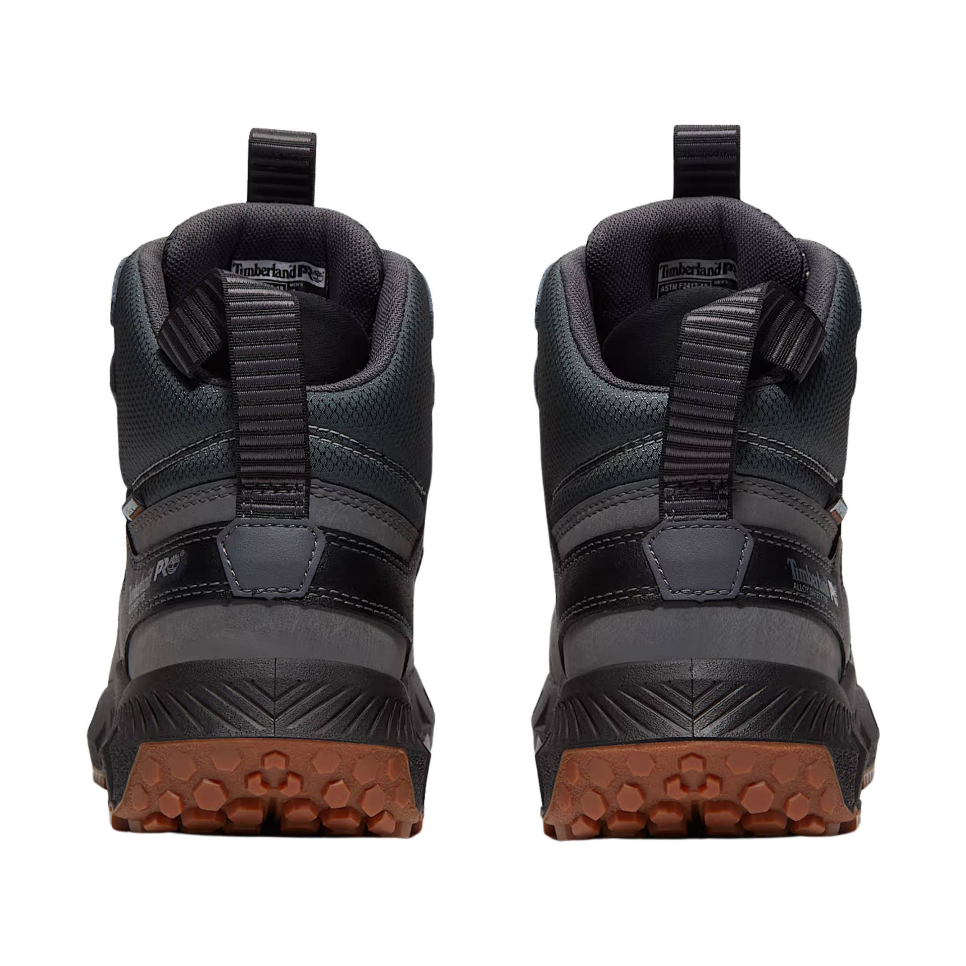 Timberland Pro Men's Tempe 6 Inch Waterproof Alloy Toe Work Boots - Medium Grey Leather by Lenny's Shoe & Apparel