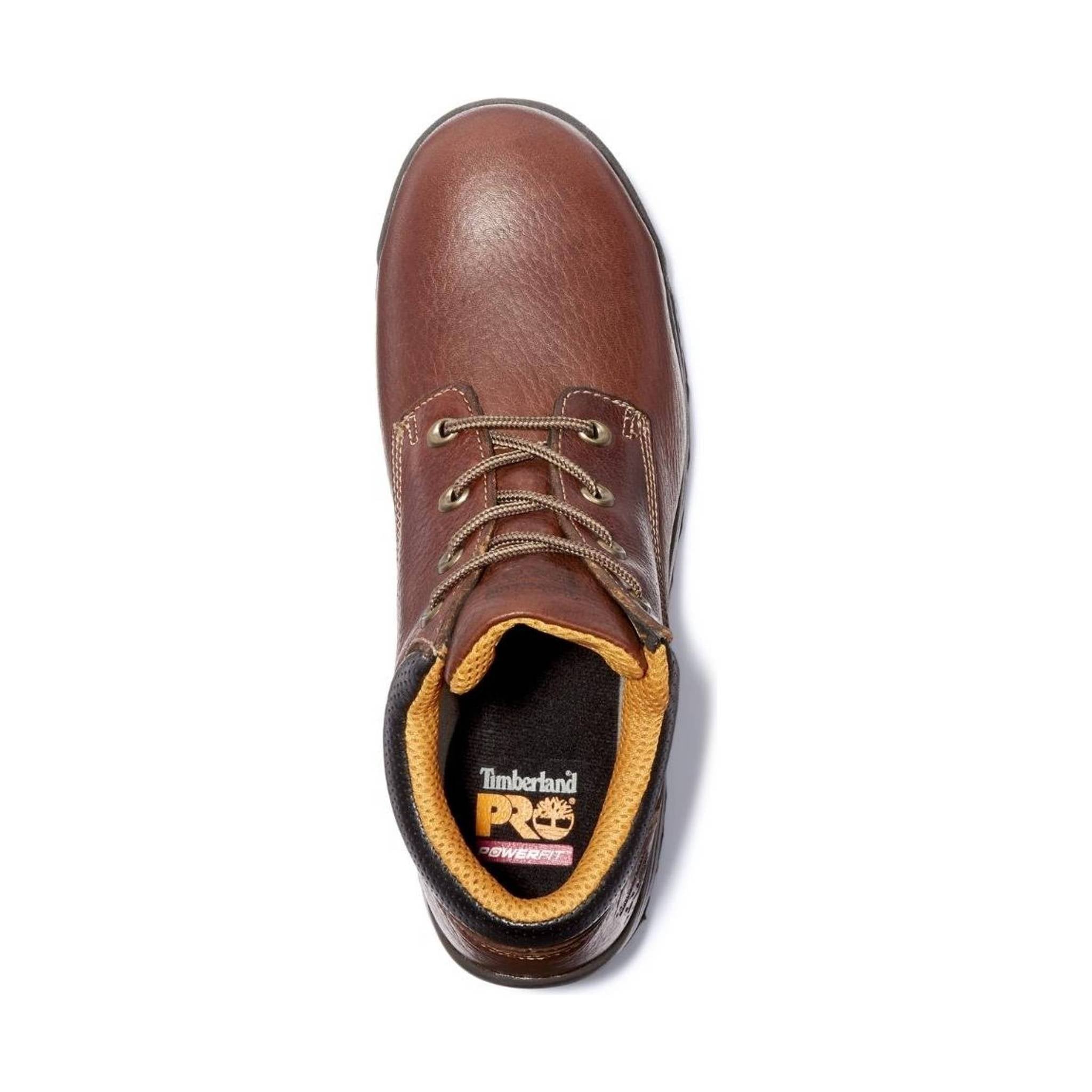 Timberland Pro Men`s Titan EH Alloy Toe Work Shoe - Brown Oiled Full-Grain by Lenny's Shoe & Apparel