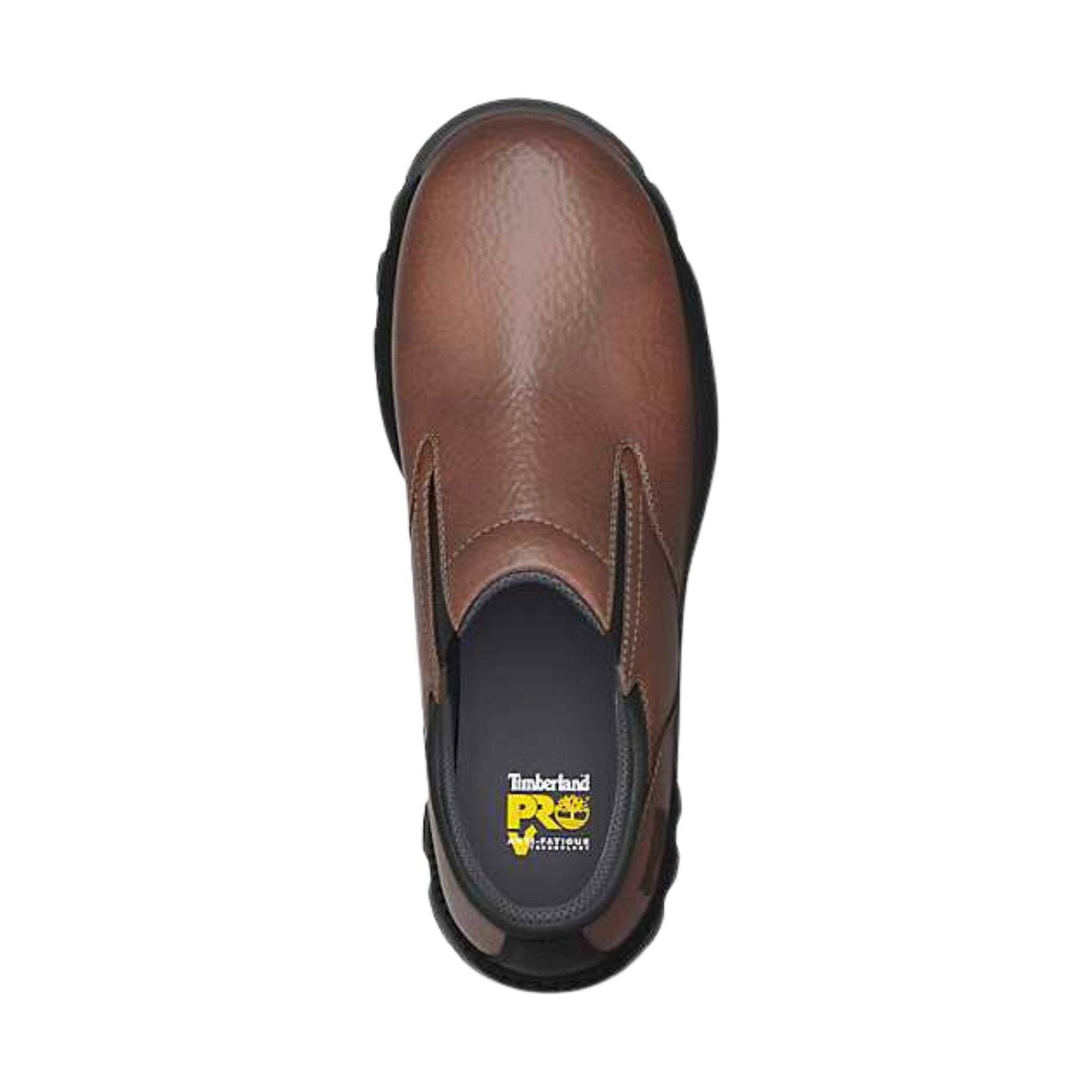 Timberland Pro Men's TiTAN EV Composite Toe Slip On Work Shoe - Brown by Lenny's Shoe & Apparel