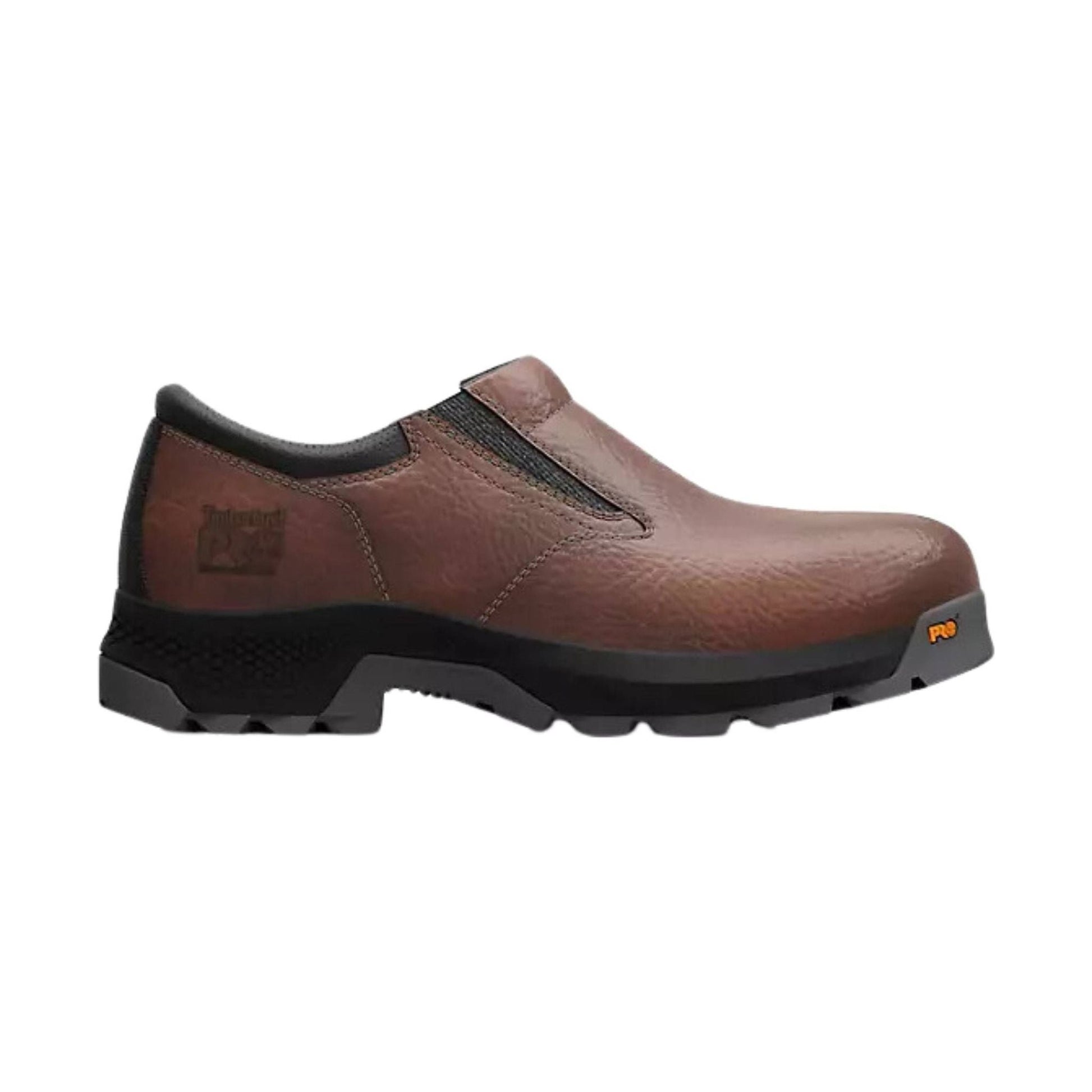 Timberland Pro Men's TiTAN EV Composite Toe Slip On Work Shoe - Brown by Lenny's Shoe & Apparel