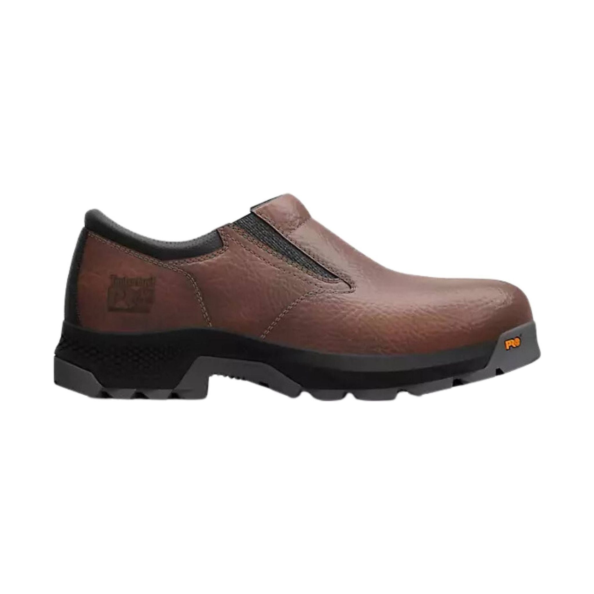 Timberland Pro Men's TiTAN EV Composite Toe Slip On Work Shoe - Brown by Lenny's Shoe & Apparel