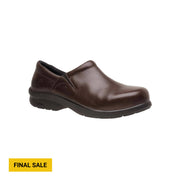 Timberland PRO Women's Newbury Slip-On Alloy Toe - Brown by Lenny's Shoe & Apparel