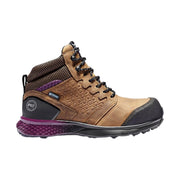 Timberland Pro Women's Reaxion Mid Composite Toe Waterproof Work Boots - Brown/Purple by Lenny's Shoe & Apparel