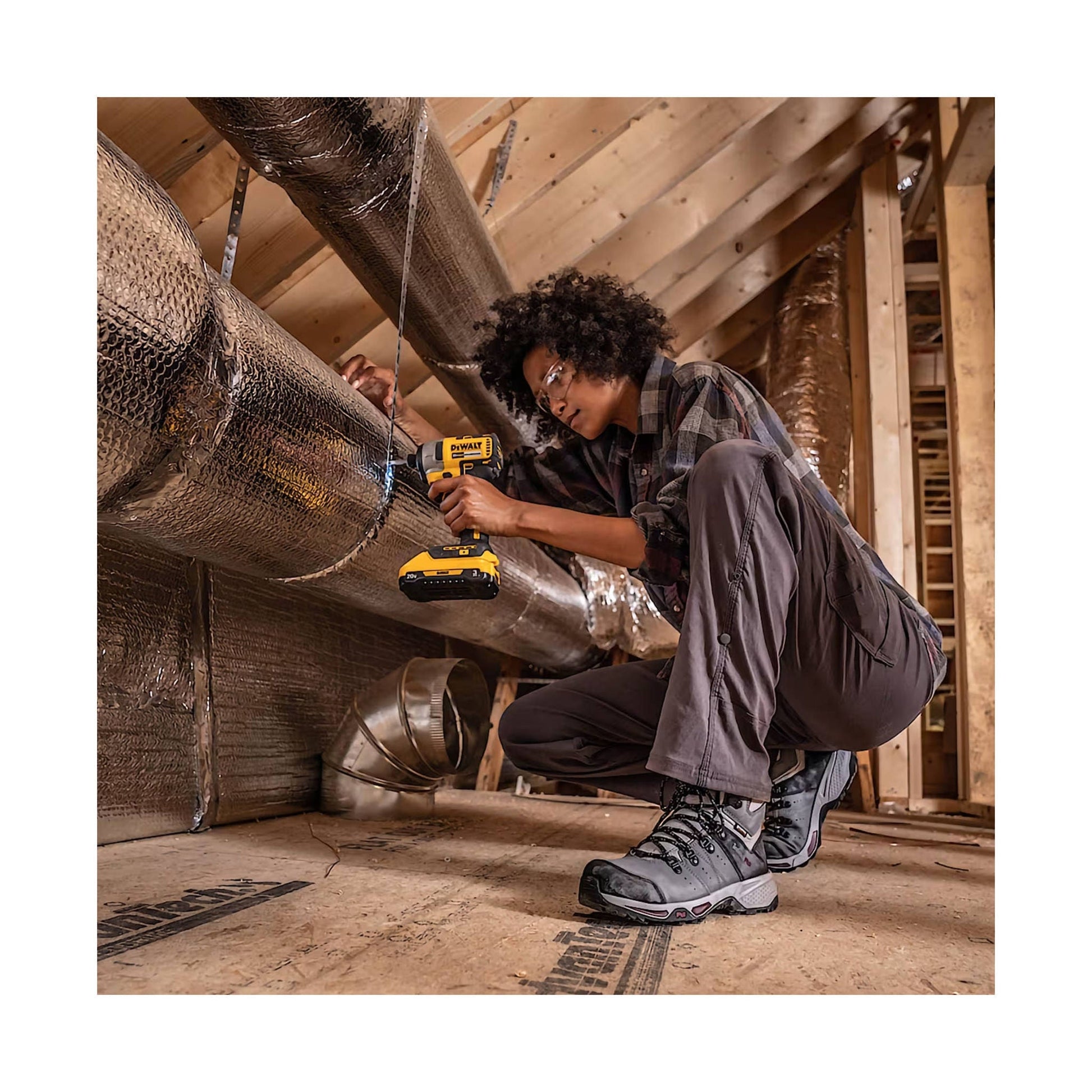 Timberland Pro Women's Switchback Composite Toe Waterproof Work Boot - Grey/Purple by Lenny's Shoe & Apparel