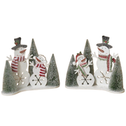 Snowman Family Figurine -