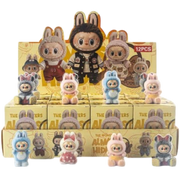 Flocking Labubu Ornaments Blind Box