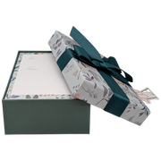 Gift Box for Gift Cards - 5" x 3.75" - Cream Wildflower & Teal