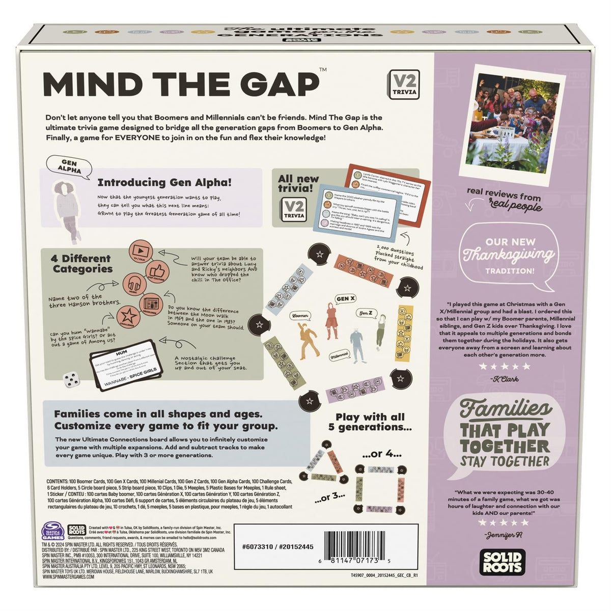 Mind the Gap Ultimate Connections
