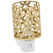 Gold Star Cutout Pattern Night-Light