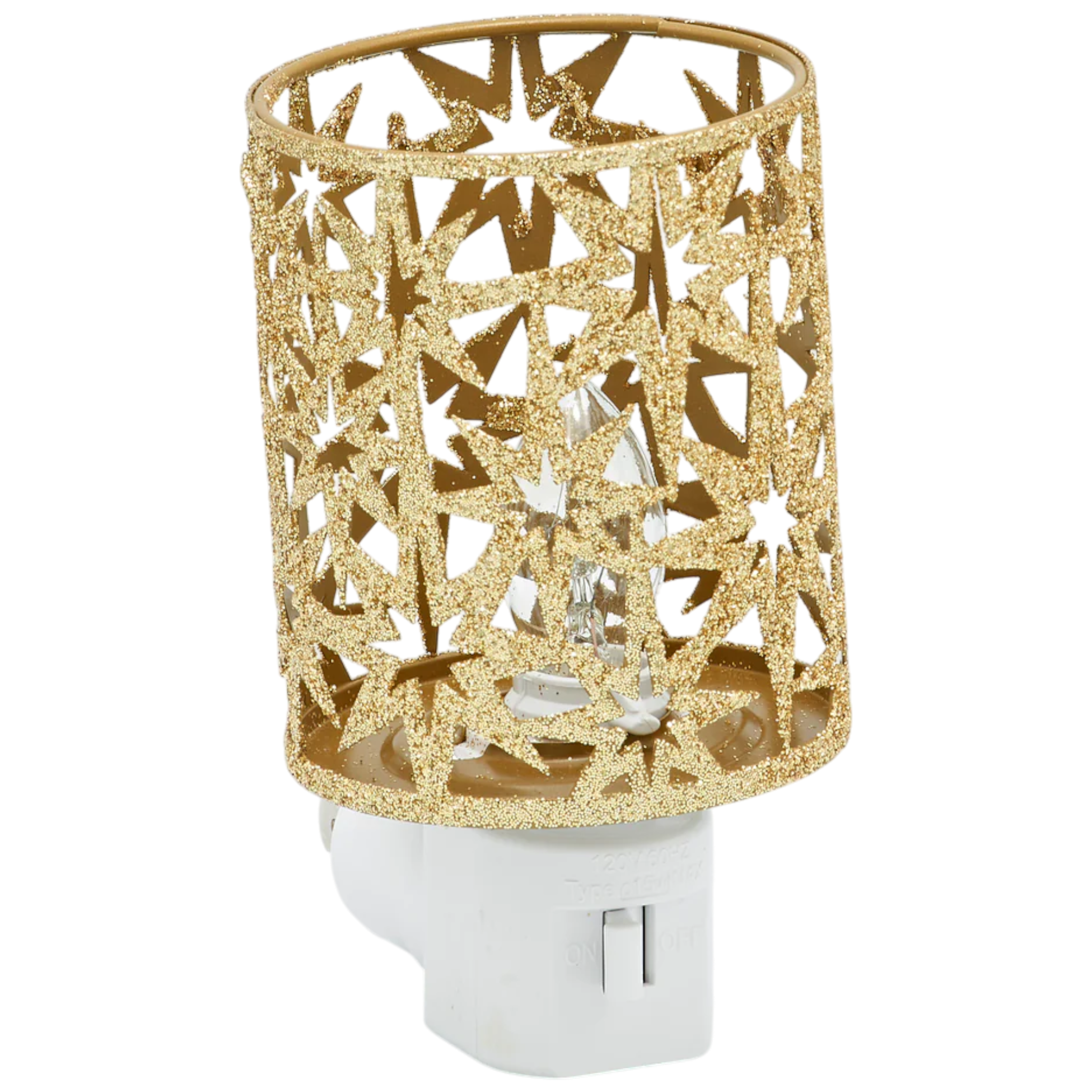 Gold Star Cutout Pattern Night-Light