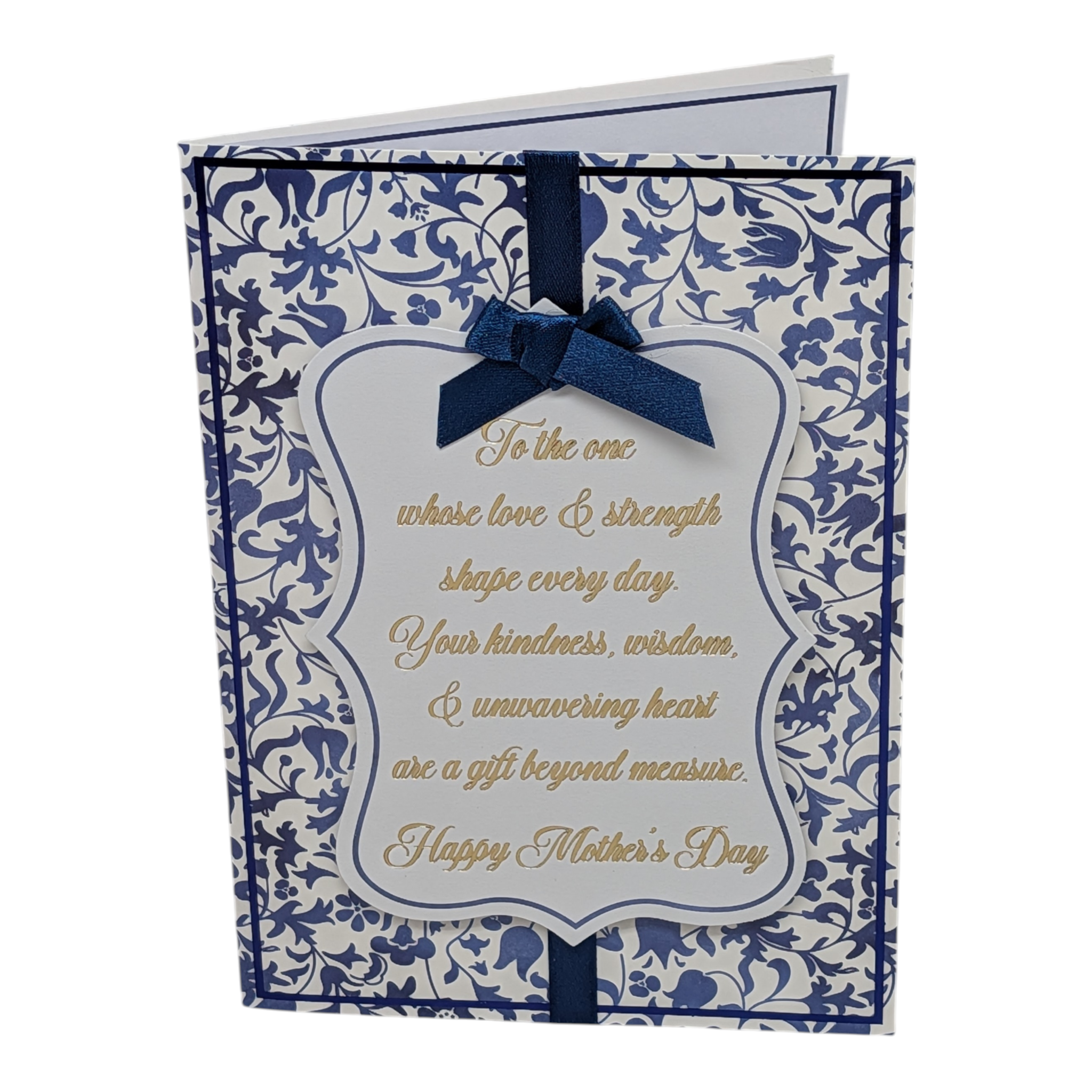 Blue Willow Filigree - Mother's Day Card
