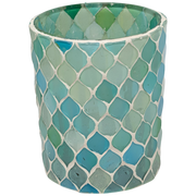 Luminescent Turquoise Gem: The Tiny Treasured Candleholder