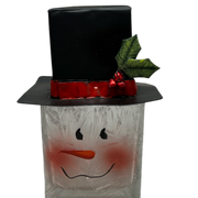 Snowman Tealight Candle Holder