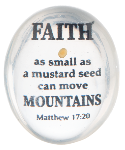 Mustard Seed Charm - A Symbol of Faith and Inspiration