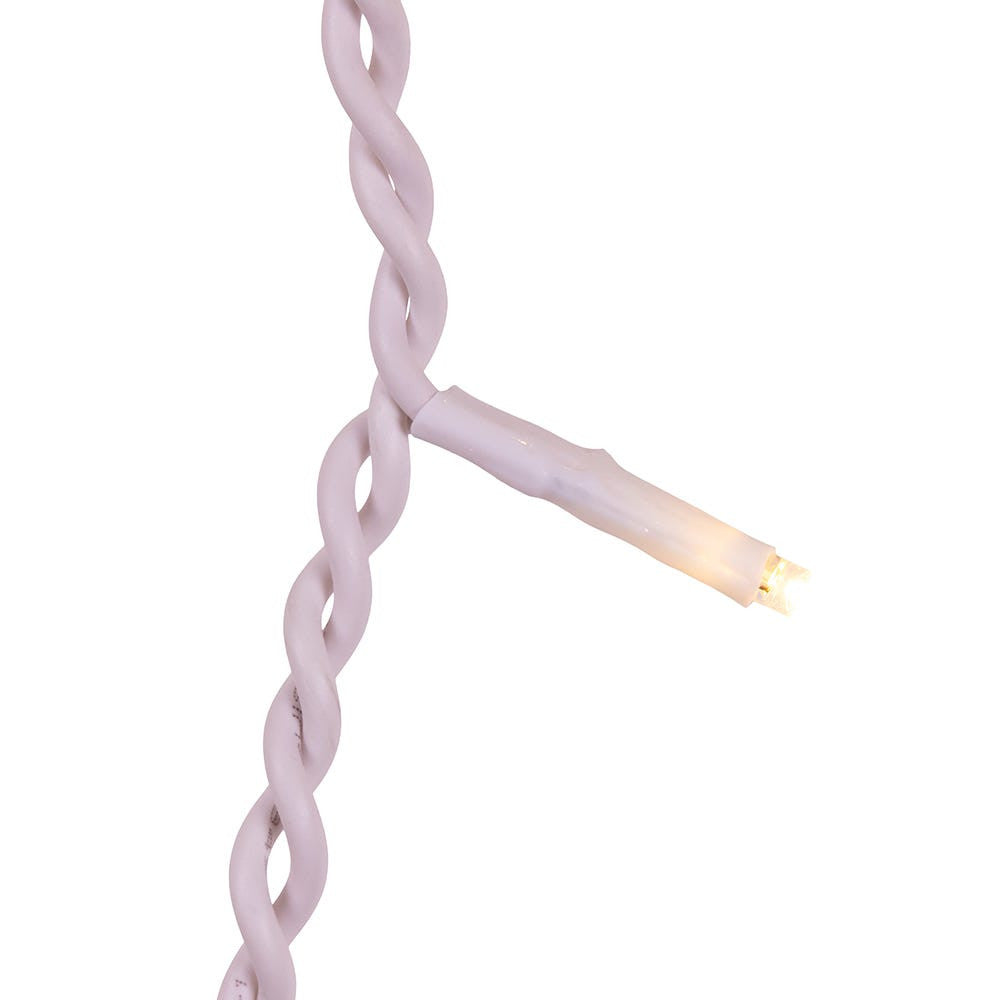 Warm White Jingle Bright Icicle Lights