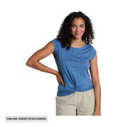 Toad & Co Women's Anza Short Sleeve Shirt - Pacific Blue