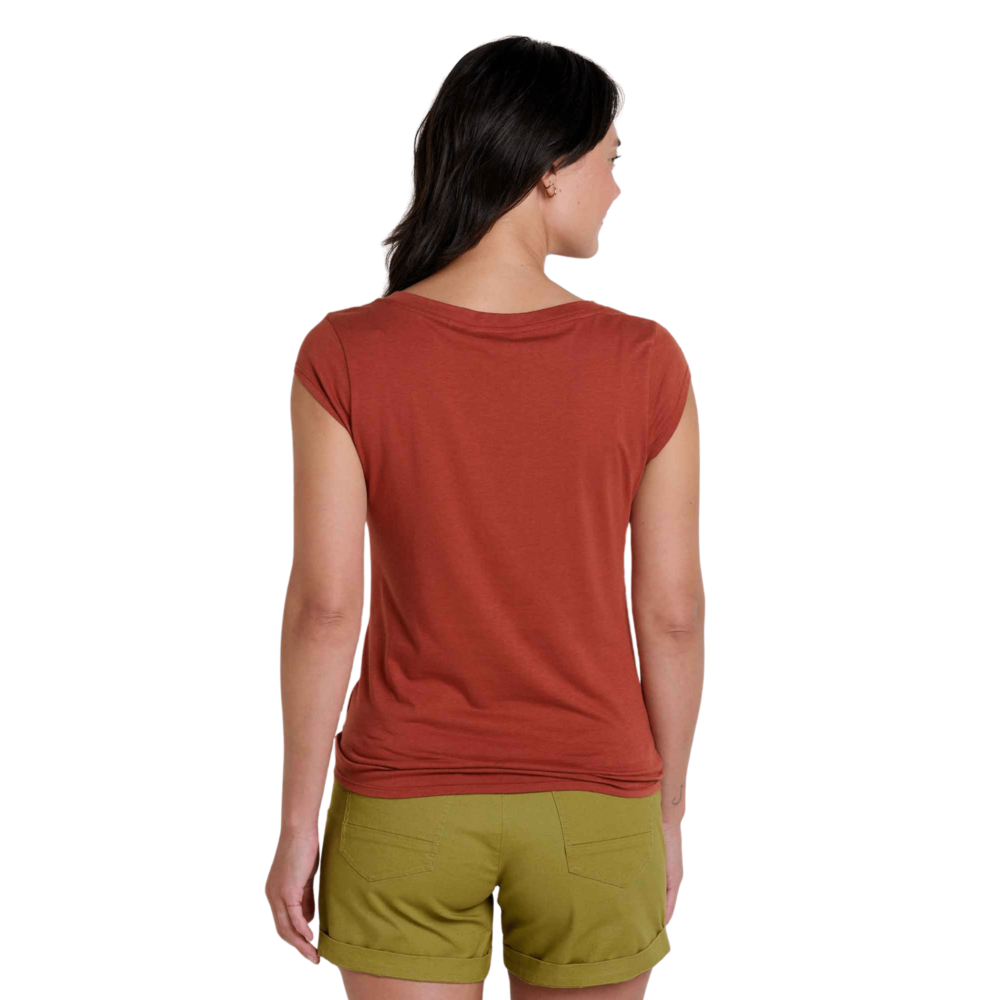 Toad & Co Women's Anza Short Sleeve Shirt - Cinnamon by Lenny's Shoe & Apparel