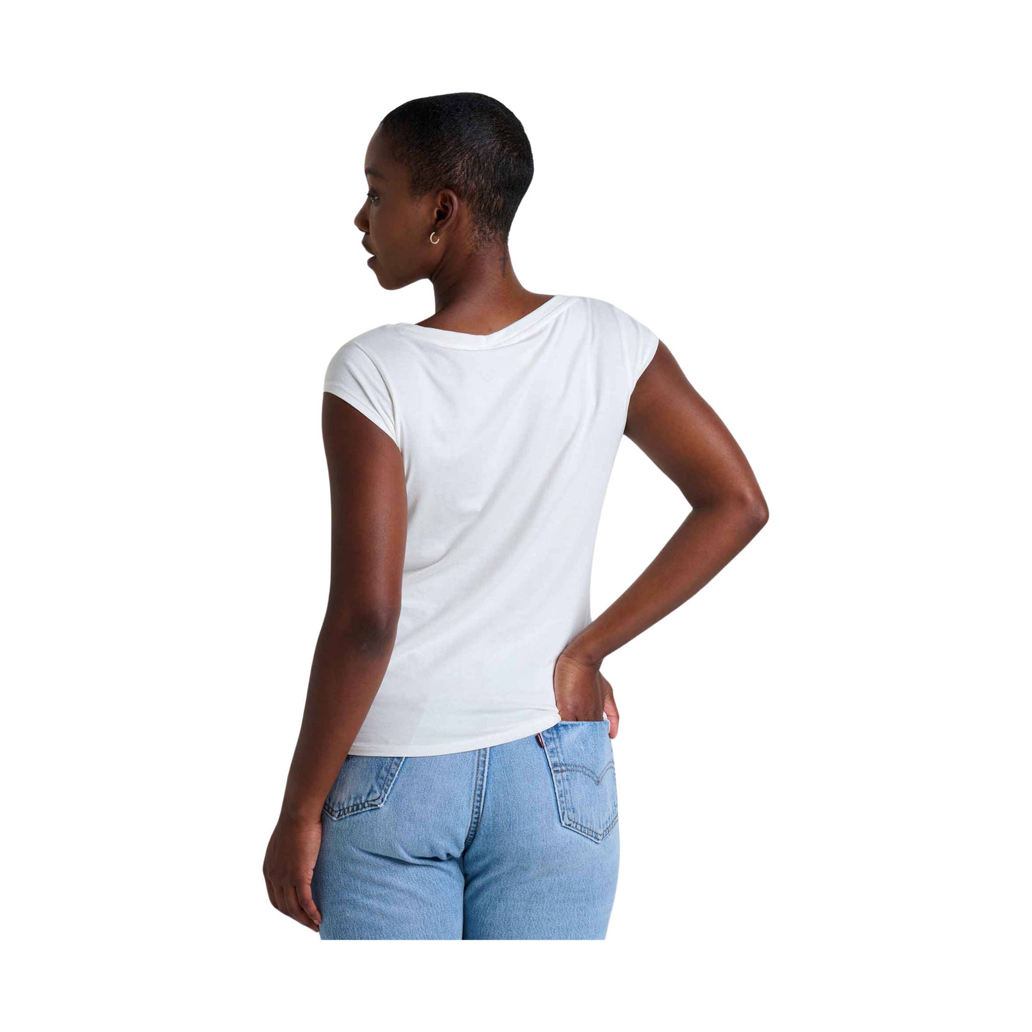 Toad & Co Women's Anza Short Sleeve Shirt - Egret