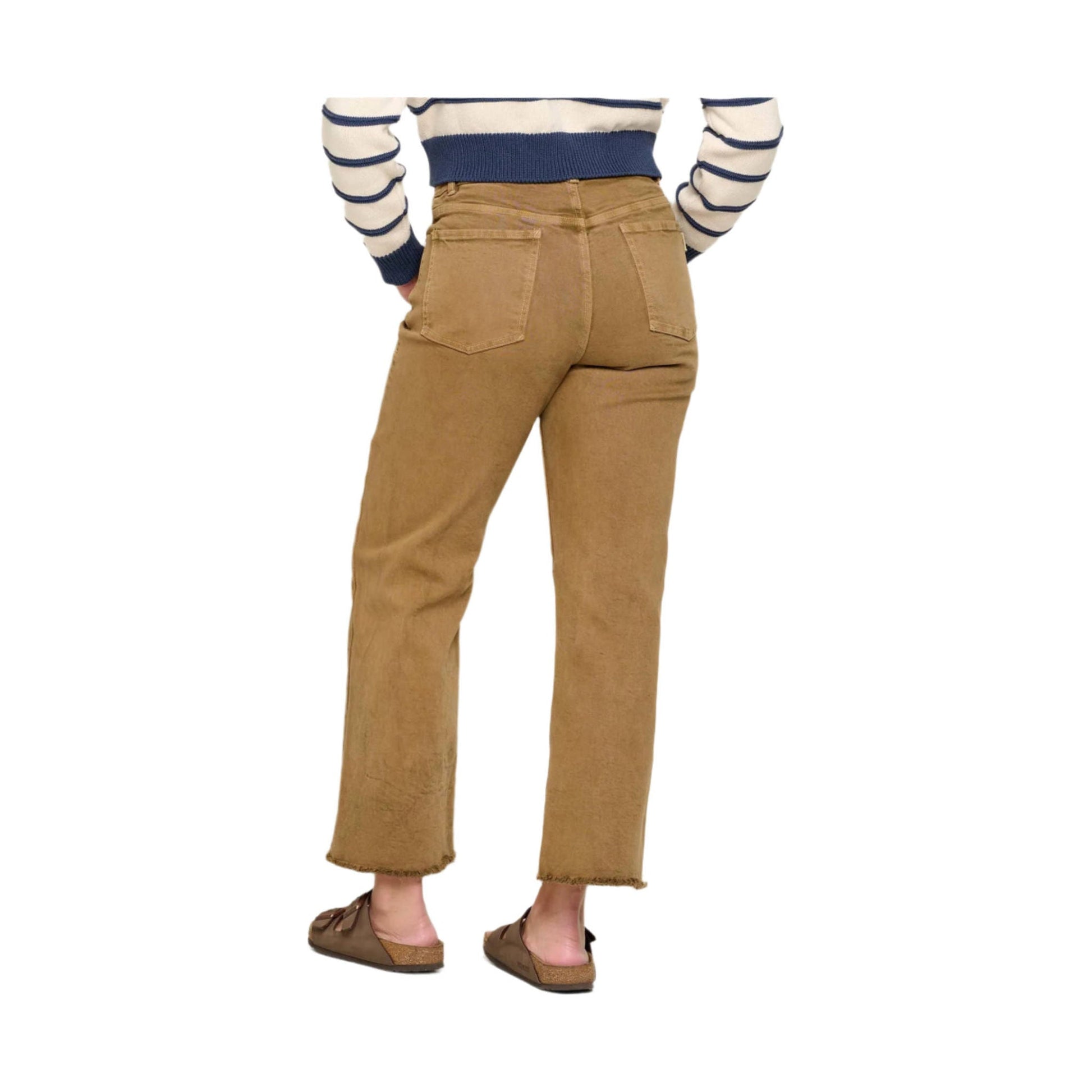 Toad & Co Women's Balsam Seeded Cutoff Pant - Honey Brown by Lenny's Shoe & Apparel