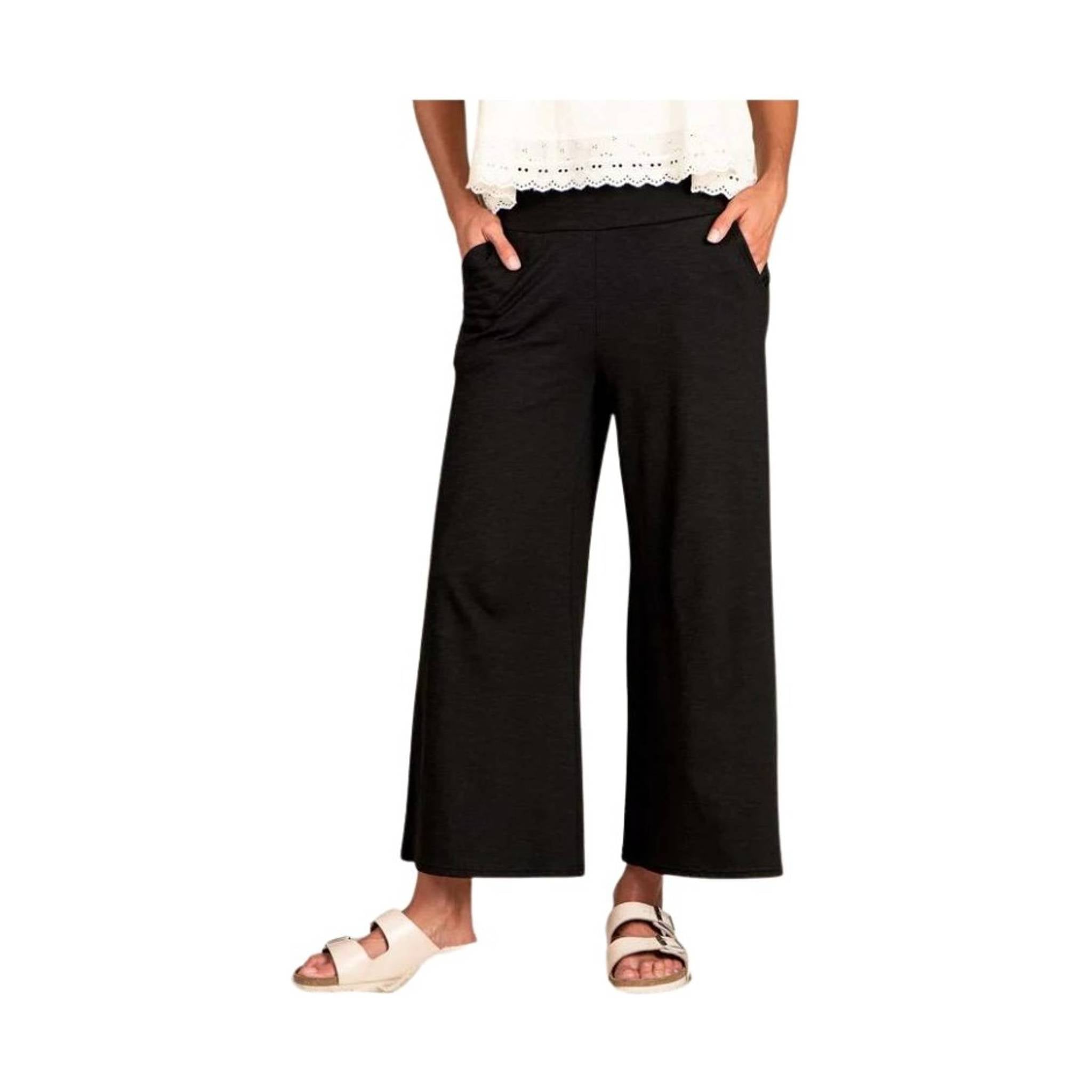 Toad & Co Women's Chaka Pull On Pant - Black by Lenny's Shoe & Apparel