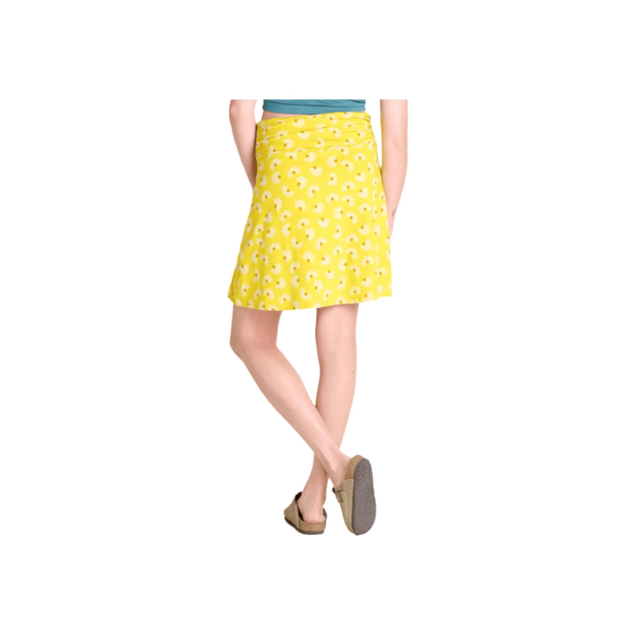 Toad & Co Women's Chaka Skirt - Sulphur Half Daisy by Lenny's Shoe & Apparel
