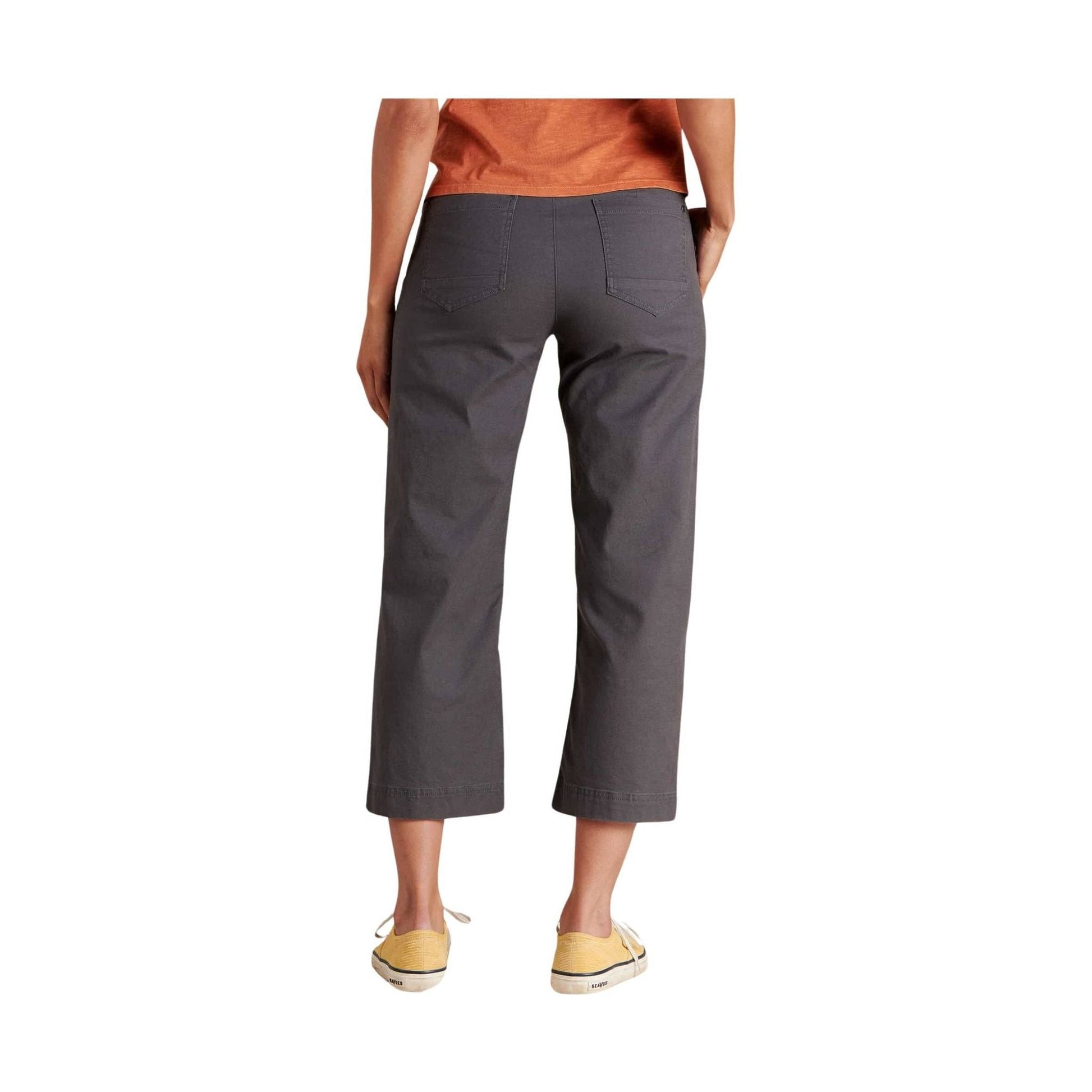 Toad & Co Women's Earthworks Wide Leg Pant - Soot by Lenny's Shoe & Apparel