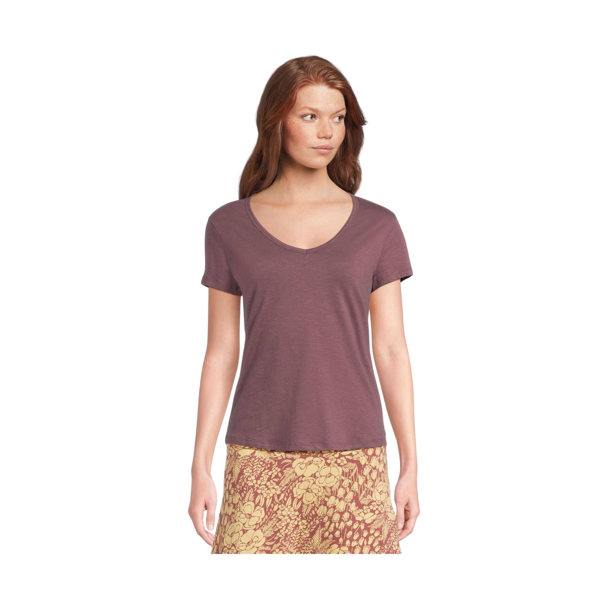 Toad & Co Women's Marley II Short Sleeve Tee - Huckleberry by Lenny's Shoe & Apparel