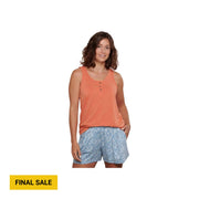Toad & Co Women's Piru Henley Tank - Dreamsicle by Lenny's Shoe & Apparel