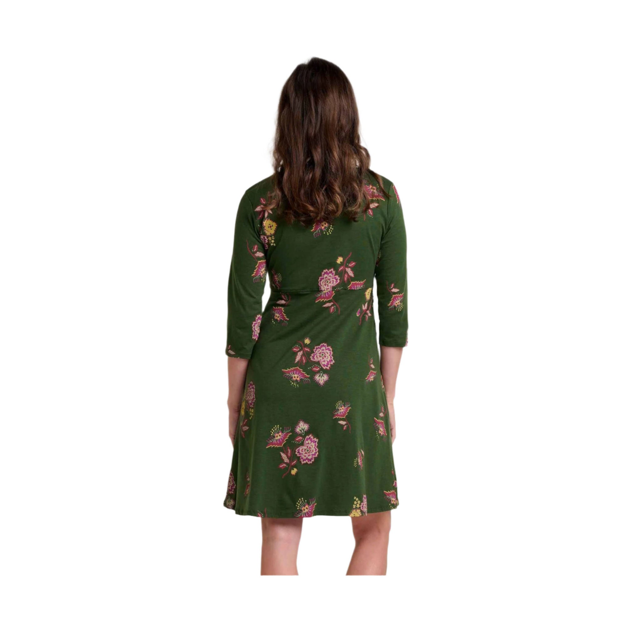 Toad & Co Women's Rosalinda Dress - Epidote Lg Scale Print by Lenny's Shoe & Apparel