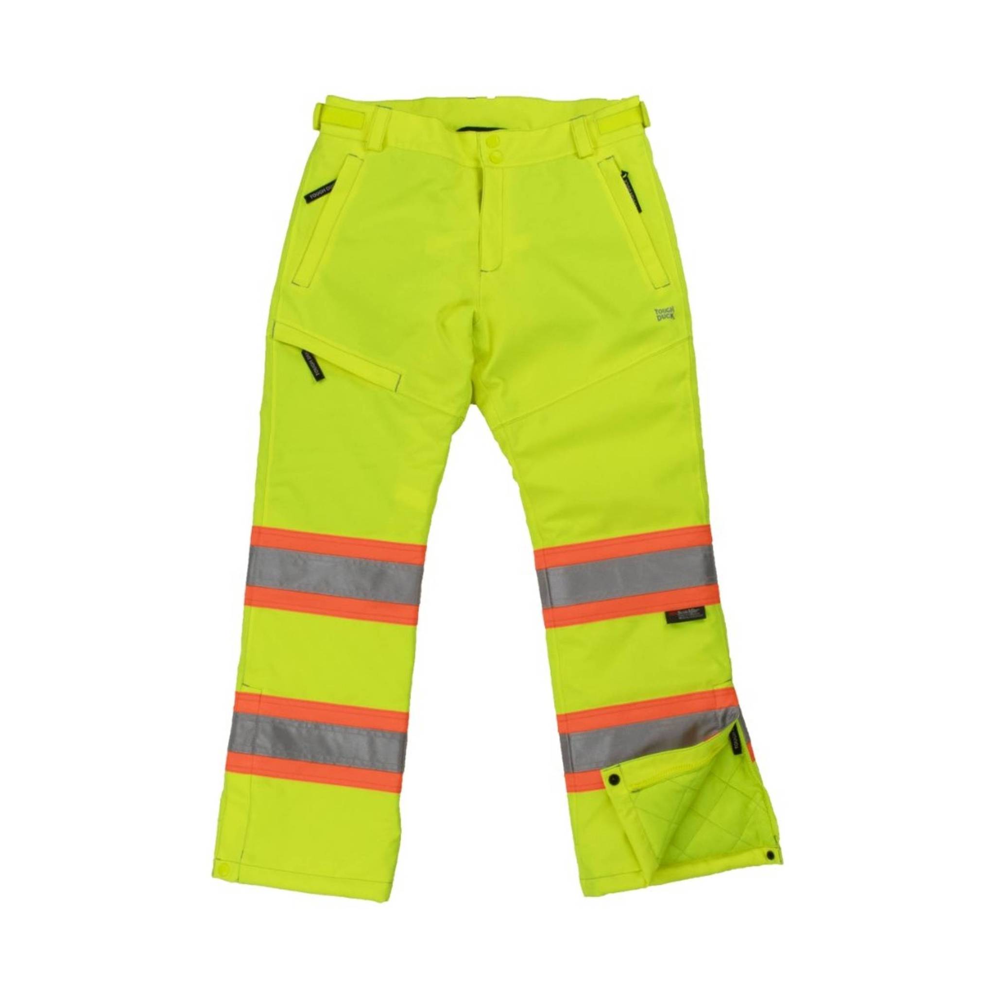 Tough Duck Women's Insulated Flex Safety Pant - Fluorescent Green by Lenny's Shoe & Apparel