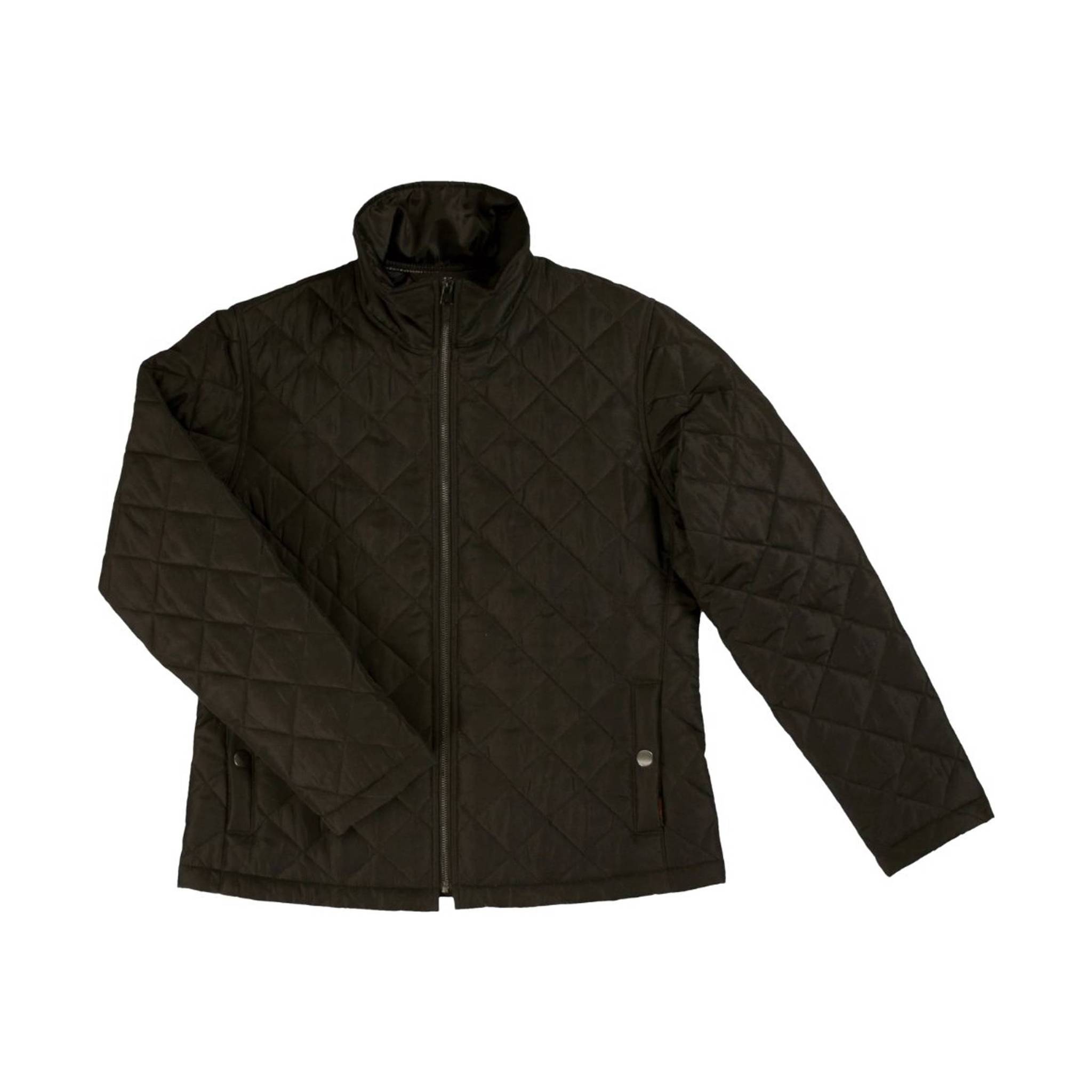 Tough Duck Women's Quilted Freezer Jacket - Black by Lenny's Shoe & Apparel