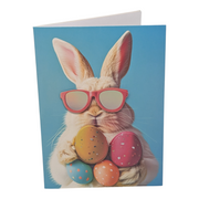 Bunny with Sunglasses Easter Card