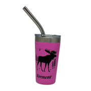 Vermont Moose Stainless Steel 2oz Shooter  - Pink