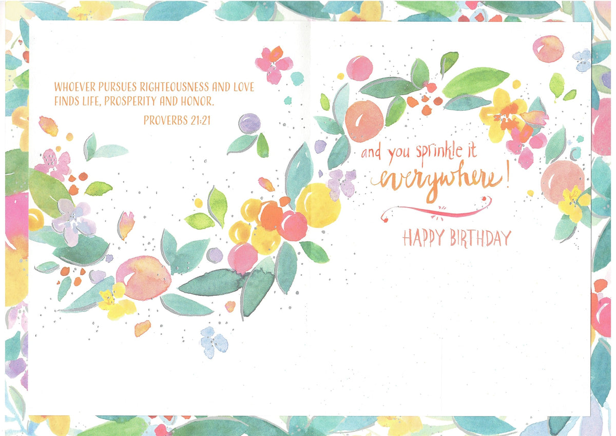 Kindness and Grace - Birthday Card
