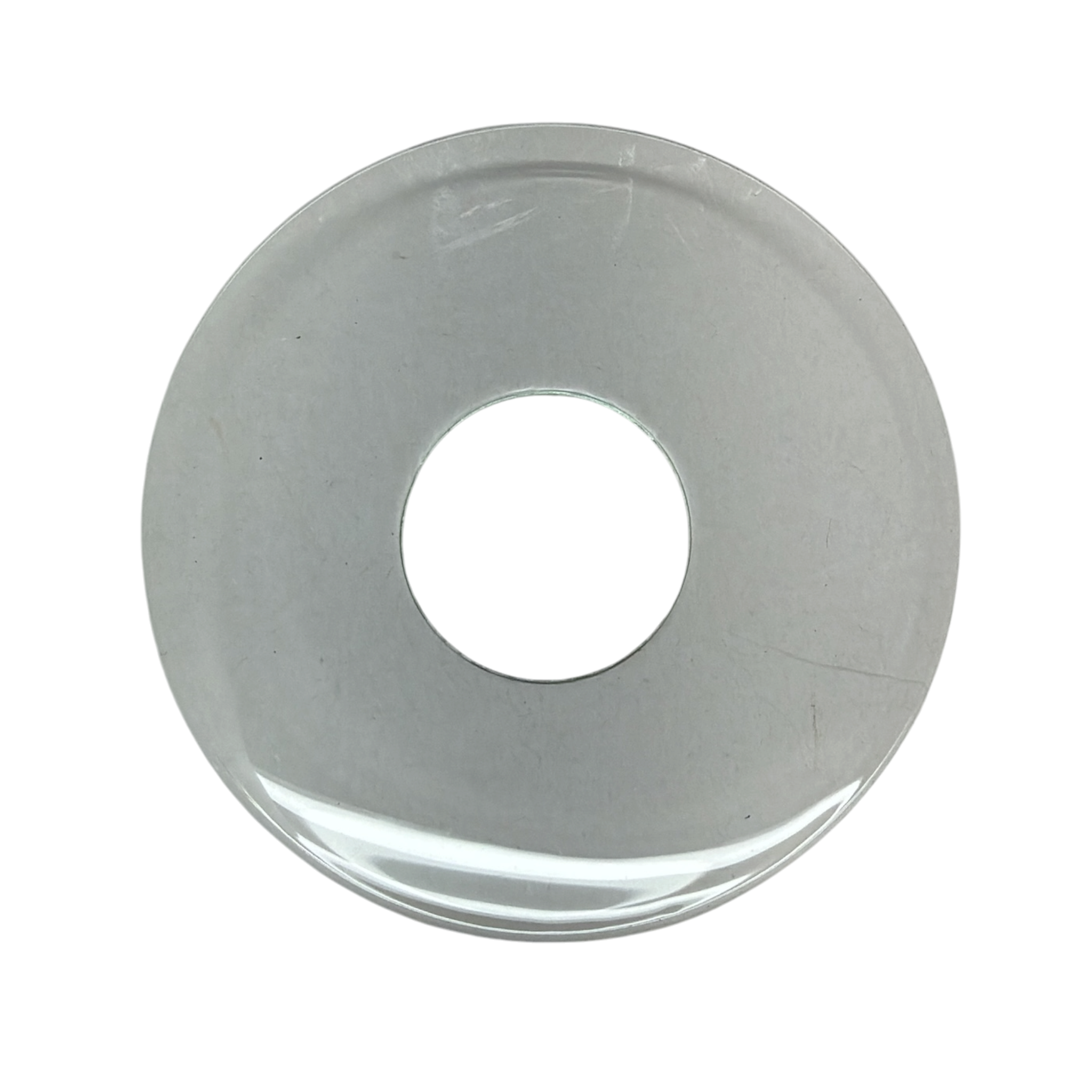 Single Glass Bobeche - Clear Plain