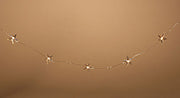 10' Outdoor Battery Operated Acrylic Star String Lights