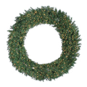 Huge 5 Foot Aspen Spruce Wreath - Clear Lights